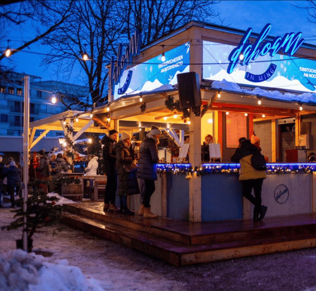 Schlittschuhlaufen München: Paulaner am Nockherberg