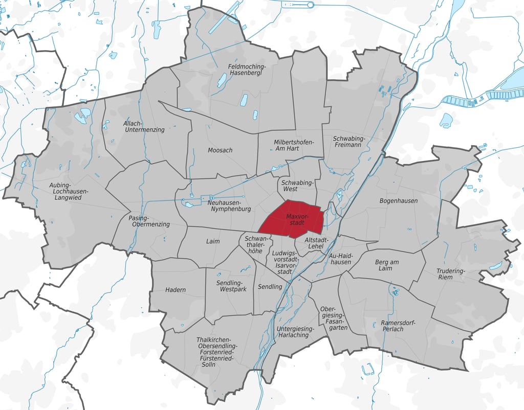 Maxvorstadt 

Von TUBS - Diese SVG-Datei wurde mit Commonist hochgeladen., CC BY-SA 2.0, https://commons.wikimedia.org/w/index.php?curid=10594978