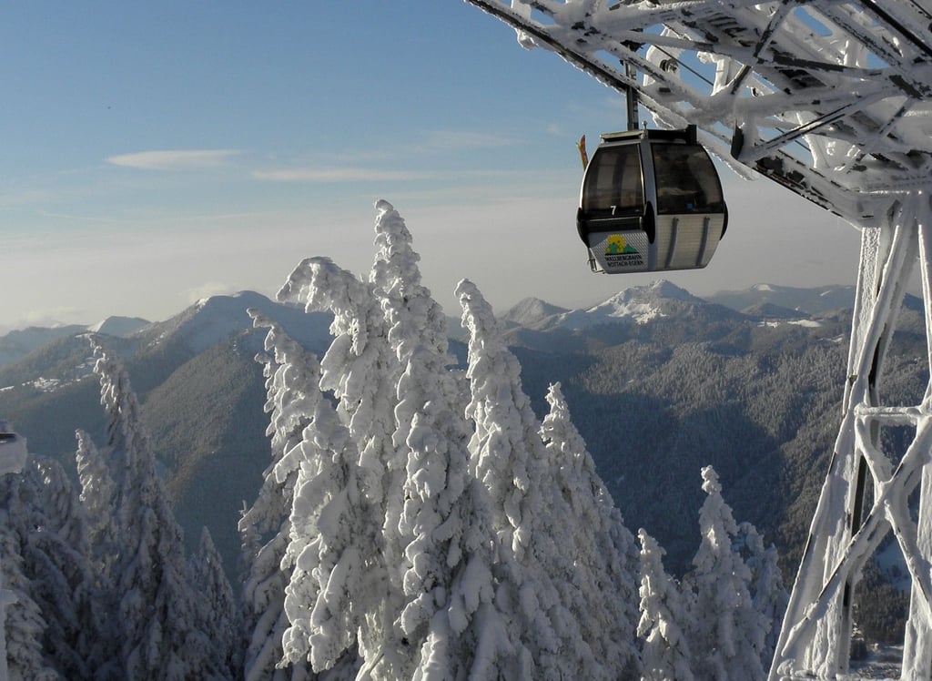 Schlittenfahren und Rodeln in und um München: Wallbergbahn in Rottach-Egern