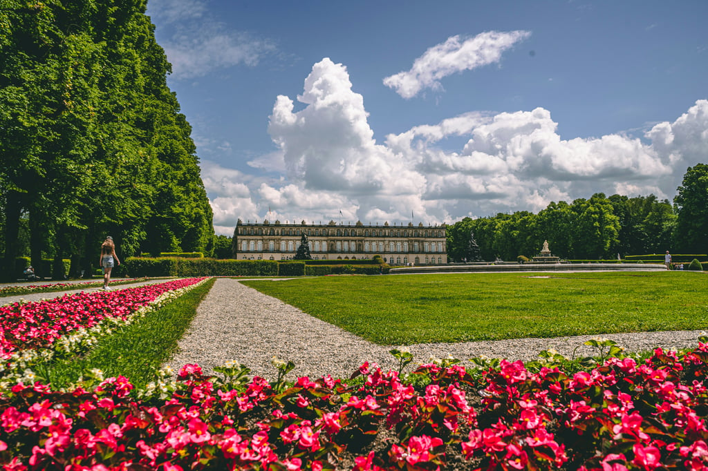 Schloss Herrenchiemsee Gartenanlage 