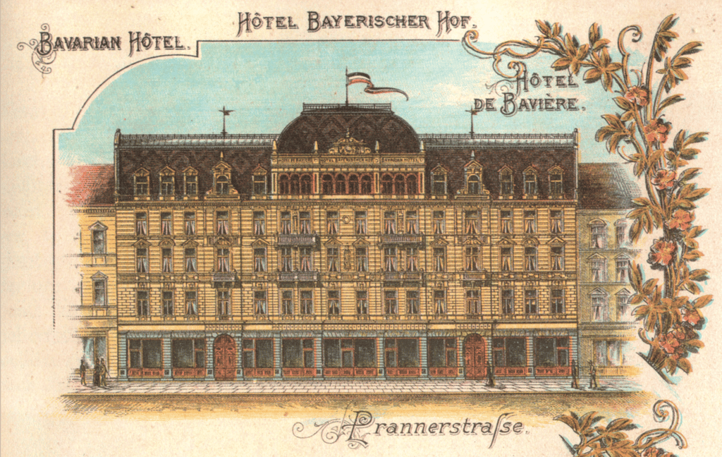 Bayerischer Hof: historische Ansicht