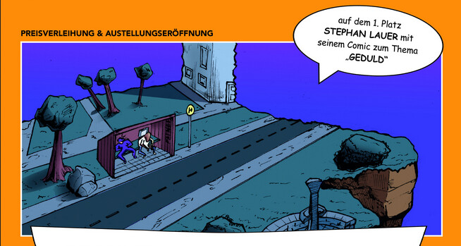 Comicwettbewerb 2024 zum Thema »Geduld«