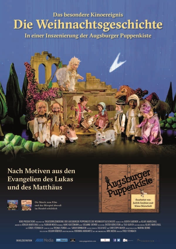 Die Weihnachtsgeschichte in einer Inszenierung der Augsburger Puppenkiste