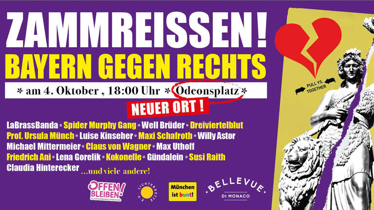 Plakat „Zammreissen“