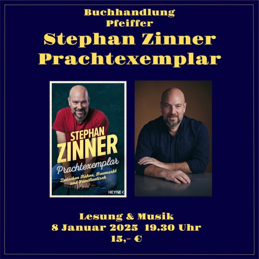 Lesung und Musik – Stephan Zinner