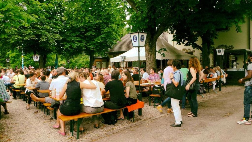 Der Schlösselgarten in Bogenhausen/Johanniskirchen