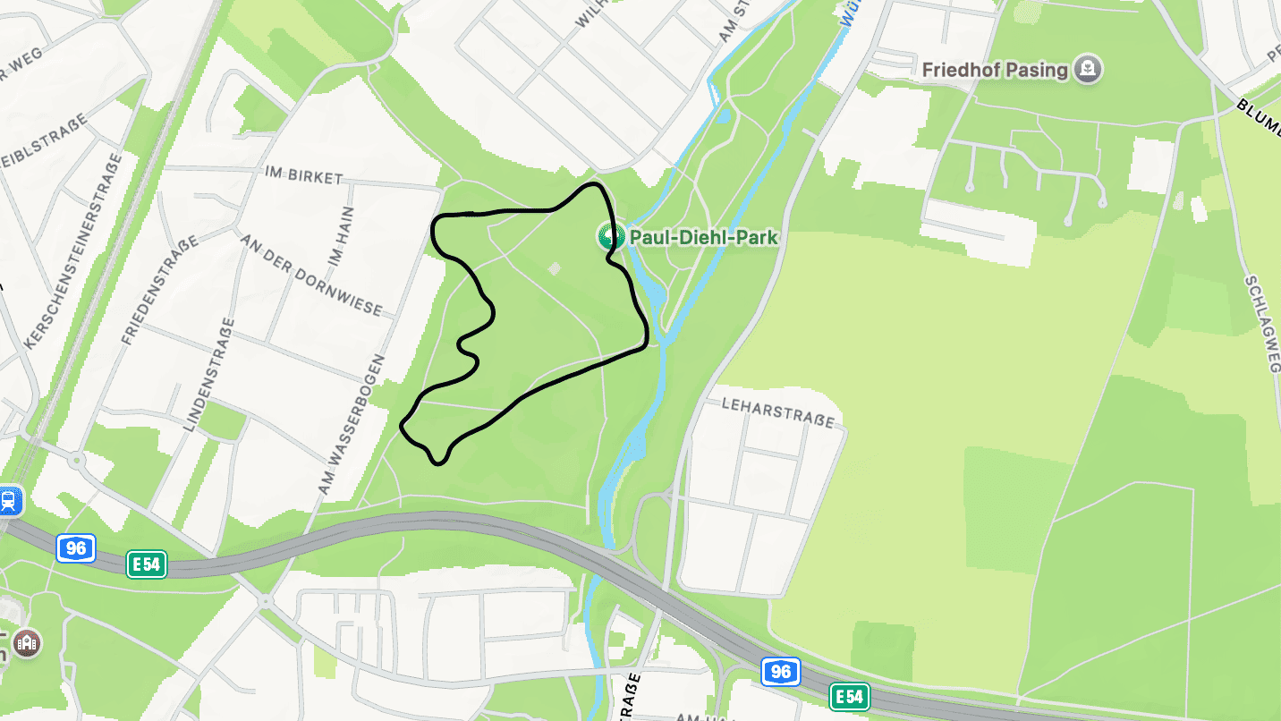 Langlaufen in München: Paul-Diehl-Park / Pasing