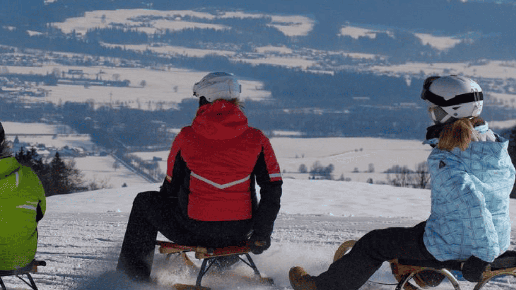 Schlittenfahren und Rodeln in und um München: Oberaudorf