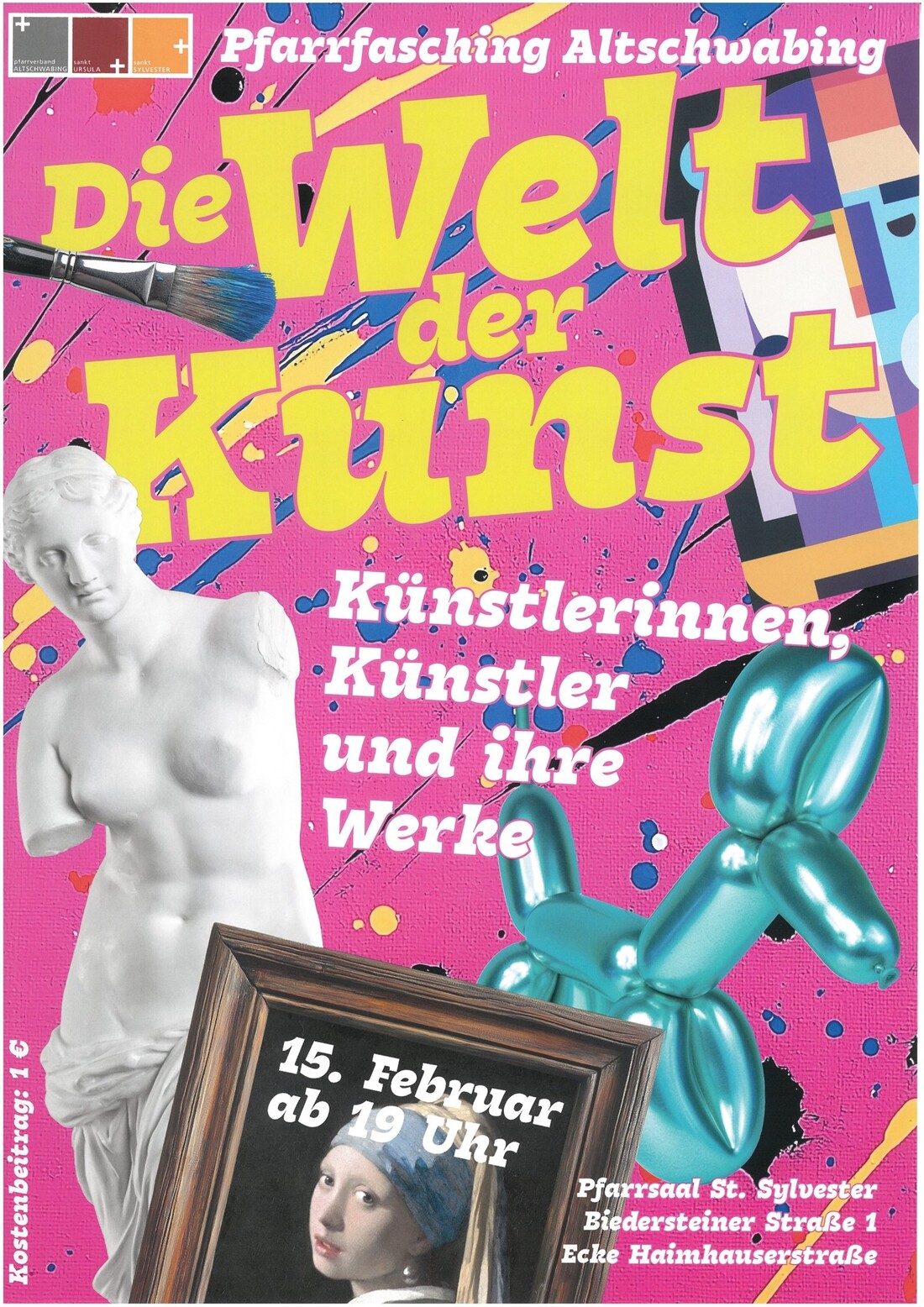 Pfarrfasching Altschwabing: Die Welt der Kunst