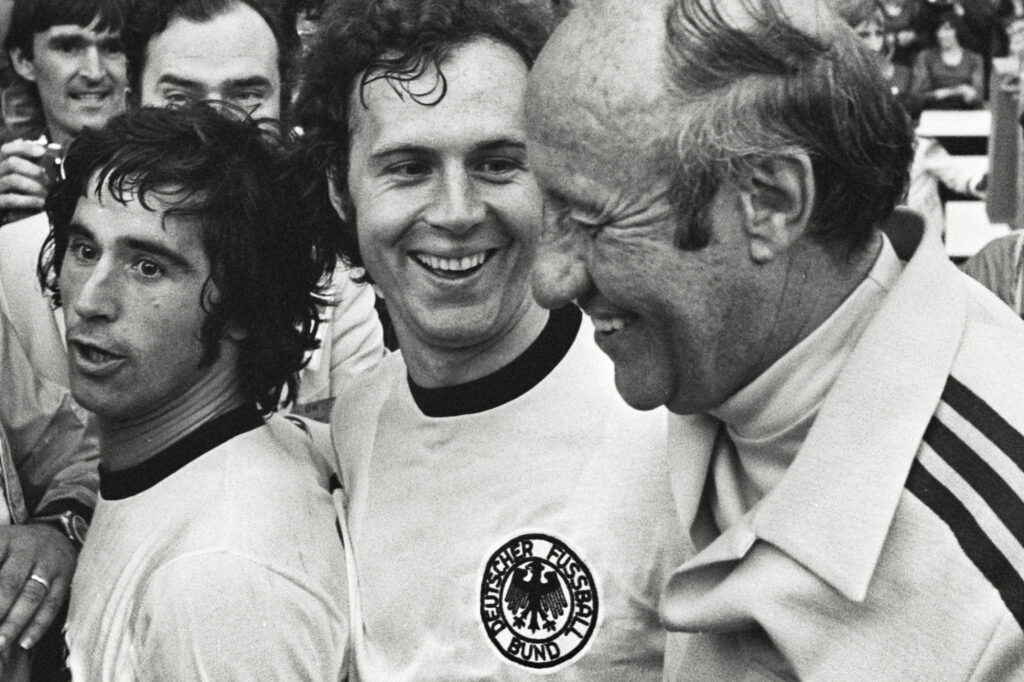 Gerd Müller, Franz Beckenbauer & Helmut Schön