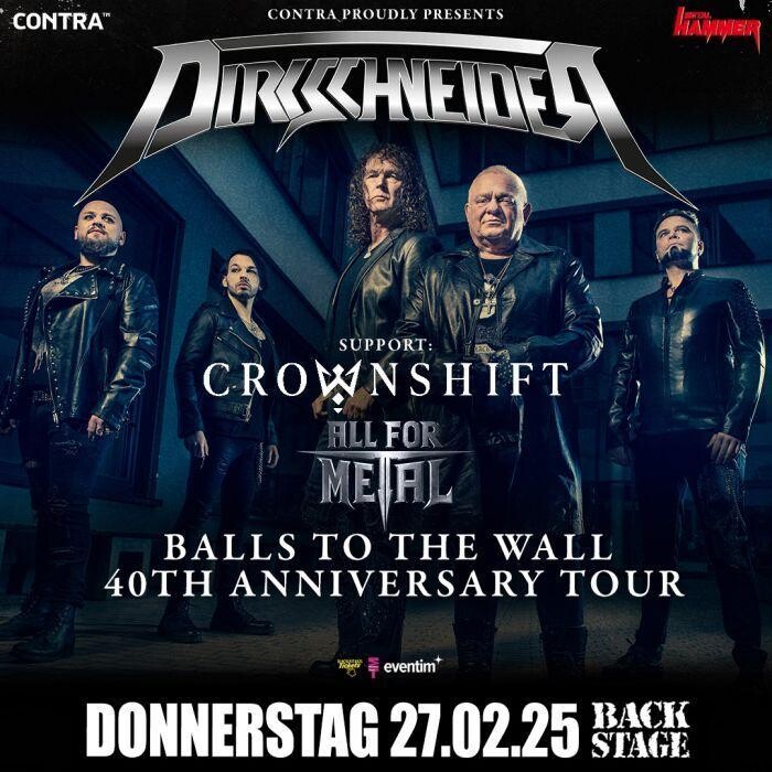 Dirkschneider – Balls To The Wall – 40th Anniversary Tour