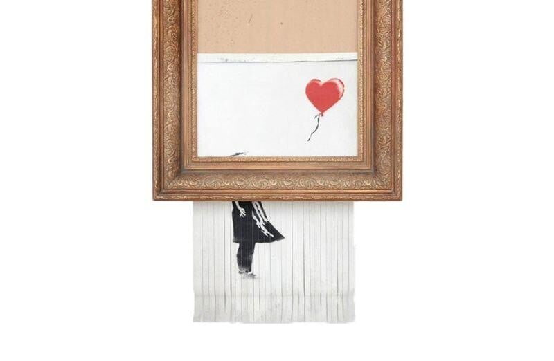 Banksy »Girl without Balloon« im MUCA Bunker