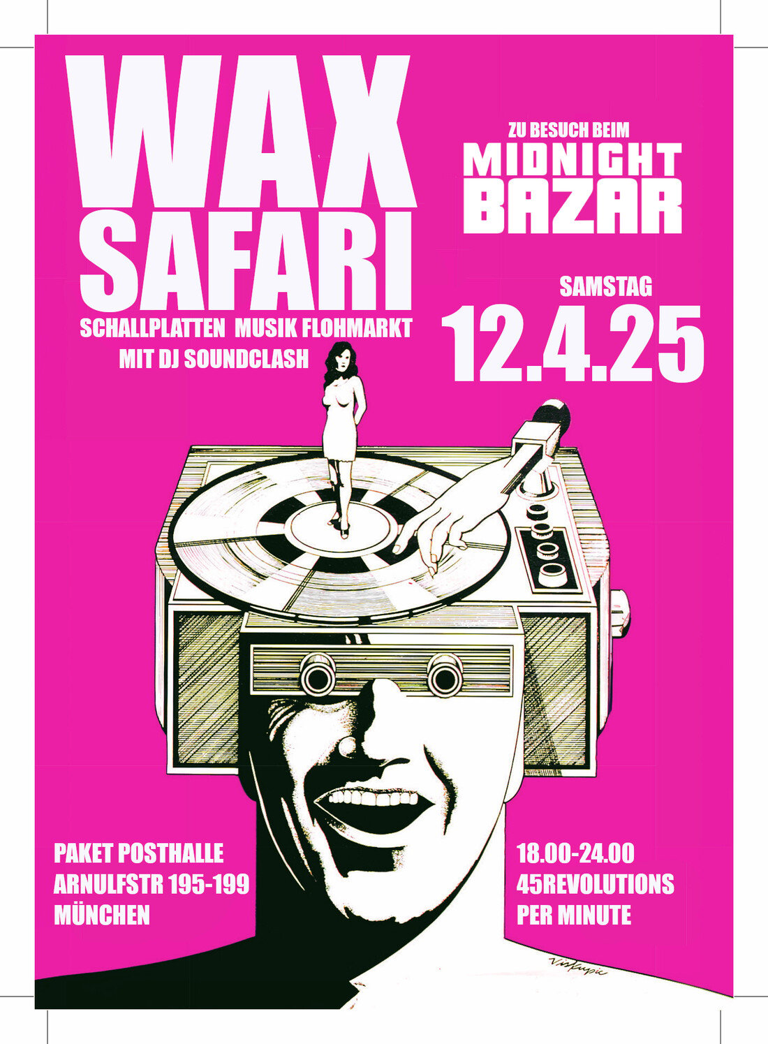 Waxsafari Schallplatten Musikmarkt mit DJ Soundclash