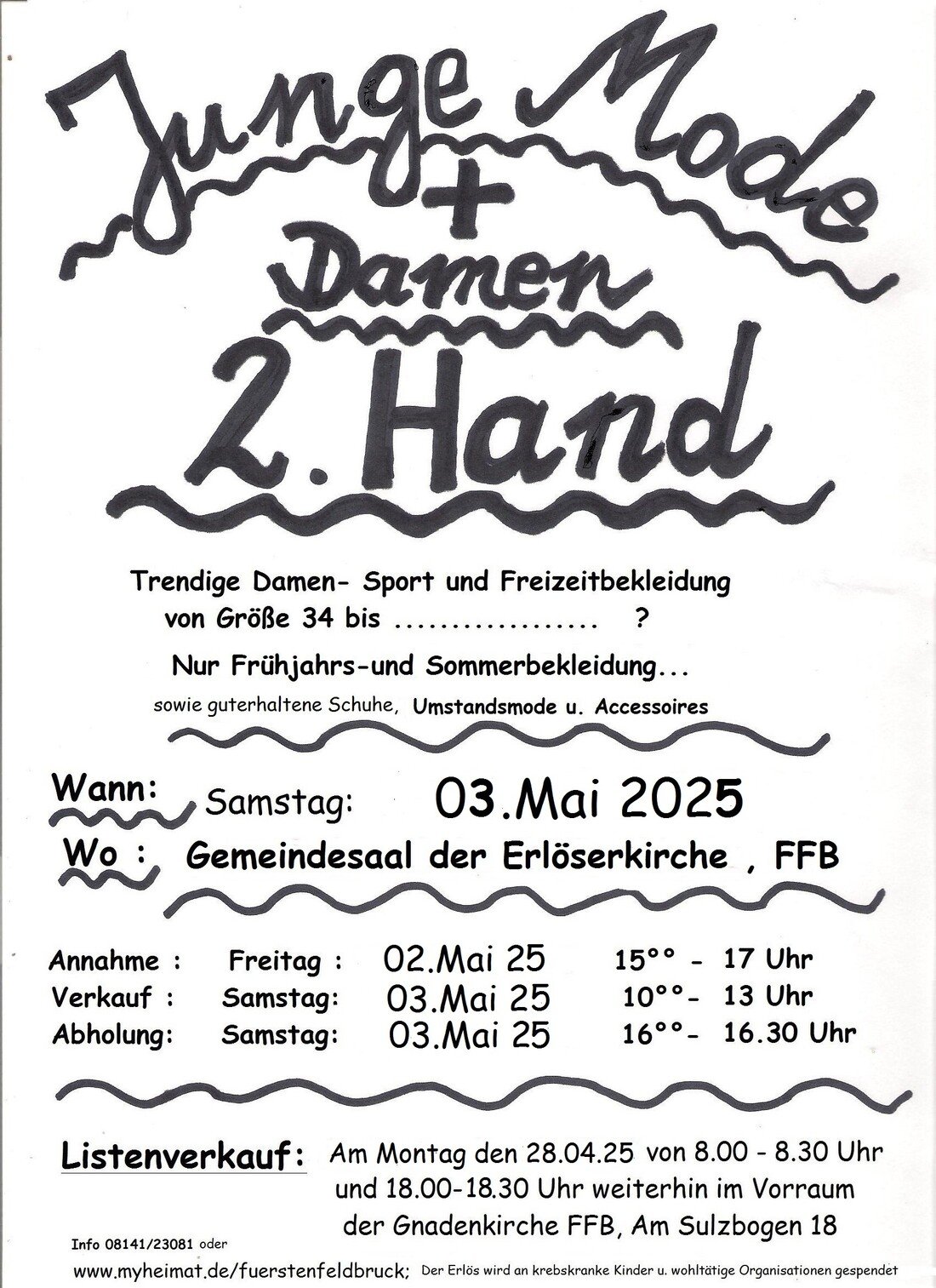 Junge Mode und Damen-Second-Hand