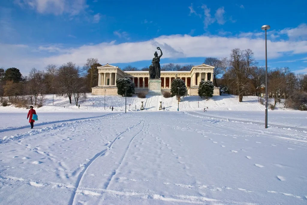 Theresienwiese im Winter