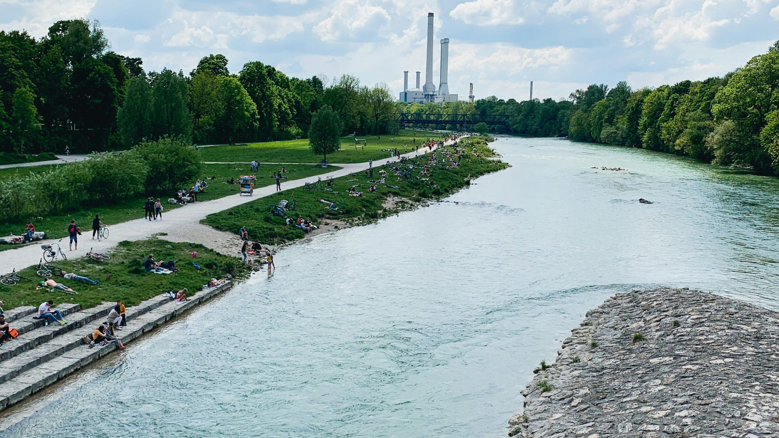 Fahrradtour München: Isar