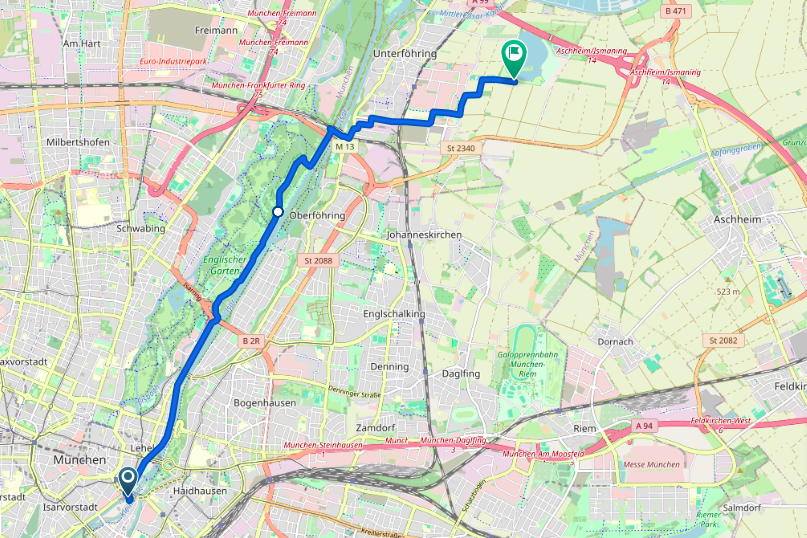 Fahrradtour München: Deutsches Museum Feringasee